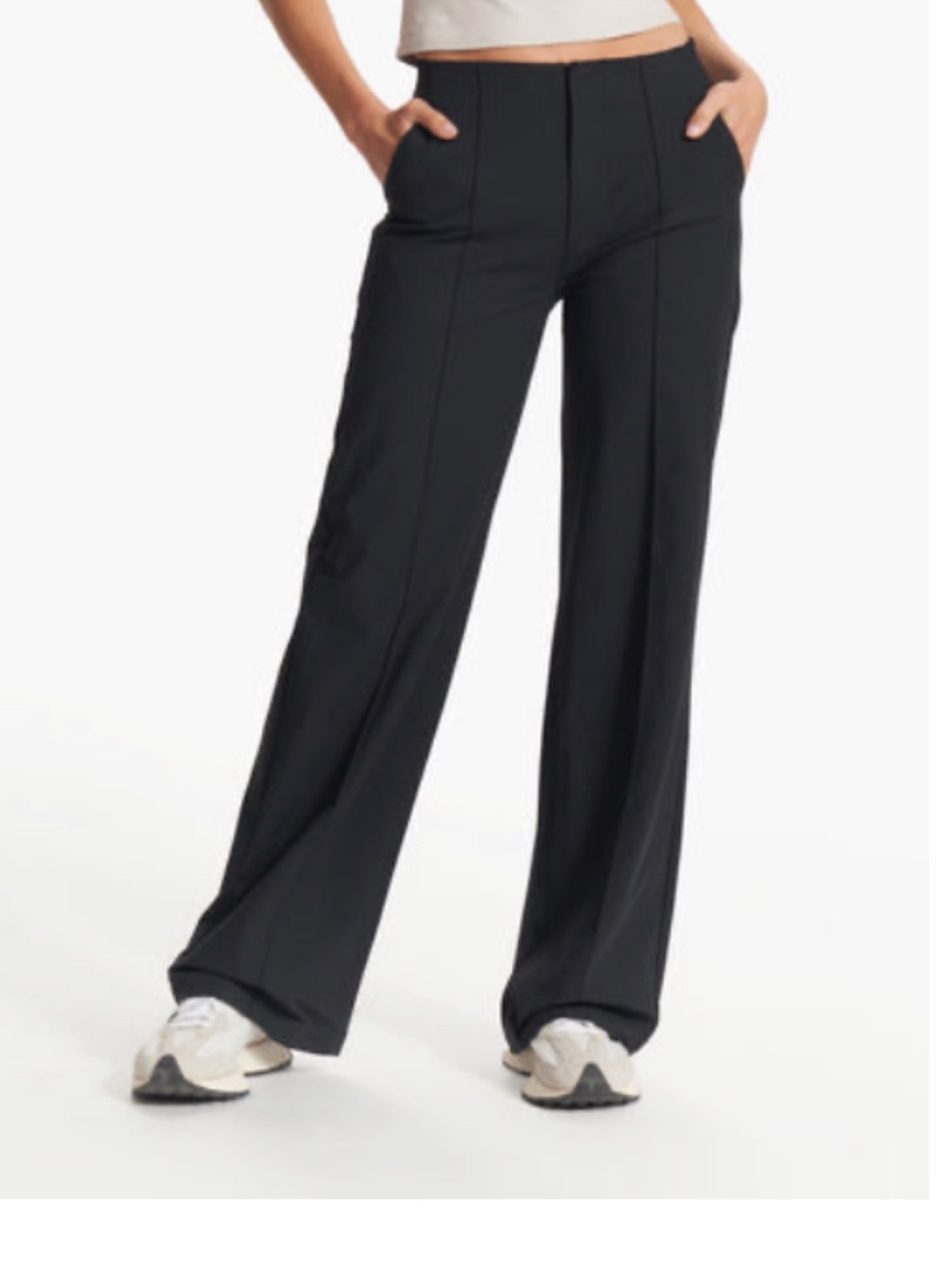 Vuori Women's Black Wide-Leg Pants